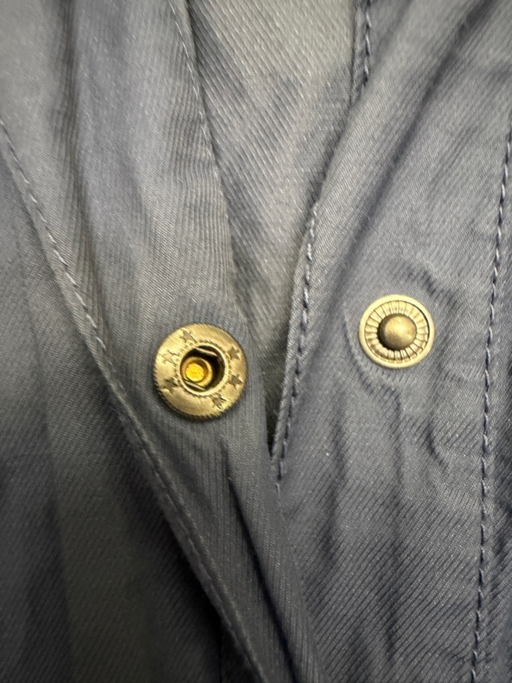 Tommy Bahama navy blue rain/trench coat - size S - Picture 5 of 9